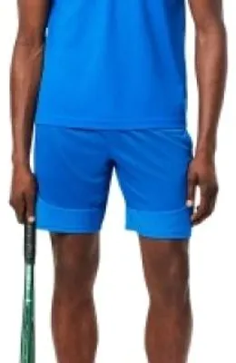 Produktbild von Lacoste Herren Short Ultra-Dry Stretch Marine/Grün Gr. S