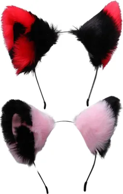 Produktbild von Stück Wolf-Fuchs-Pelzohren Haarreif Kopfschmuck Kostümparty Halloween Stirnband Haarband