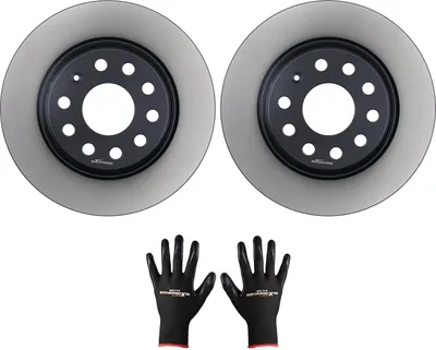 Obrázek produktu pro 2x brzdové kotouče zadní pro VW Passat CC Sharan Tiguan Golf V VI 5Q0615601G