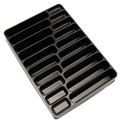 Produktbild von Einleger / Einteiler schwarz 20-fach