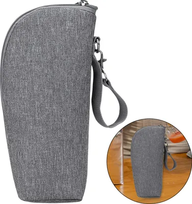 Produktbild von Reise-Babyflaschenwärmertasche aus Oxford, klein mit Griff und Reißverschluss