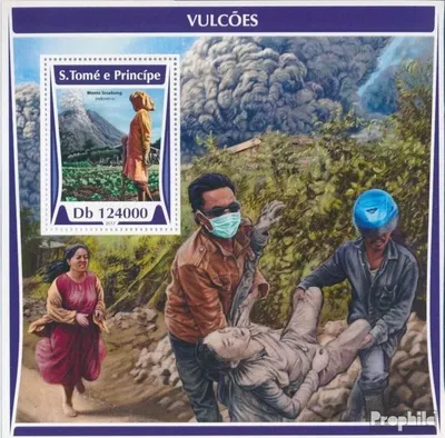 Produktbild von Briefmarken Sao Tome e Principe 2017 Mi Block 1293 (kompl. Ausgabe) postfrisch Vulkane