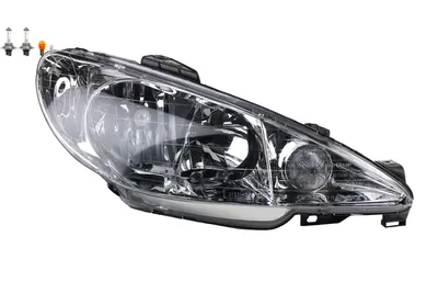 Obrázok produktu pre Johns, svetlomet pasuje na Peugeot 206/CC 09/98- pravý + žiarovka