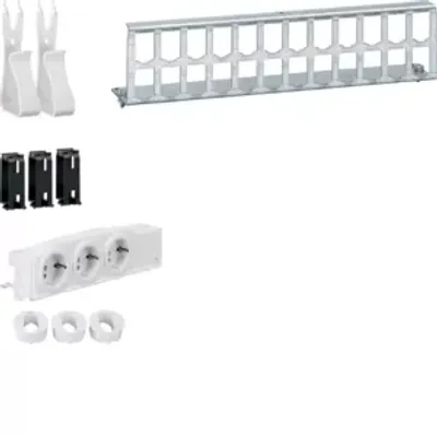 Immagine prodotto di HAGER UM00M4 Kit multimediale, con 3x prese di corrente (UM00M4)