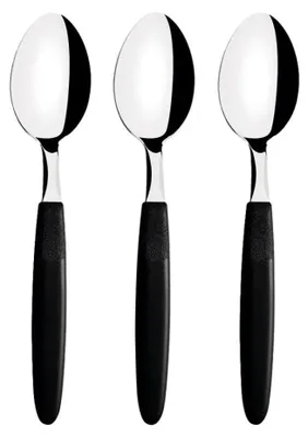 Immagine prodotto di Set di cucchiai Tramontina in acciaio inossidabile Ipannema lucido, 19 cm, 3 pezzi, argento, argento, taglia unica