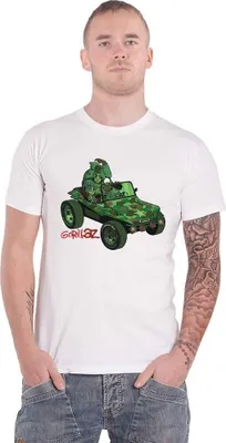 Obrázek produktu pro Gorillaz - Tričko pro muže/dámy Uni RO3820 (M) (Bílá)