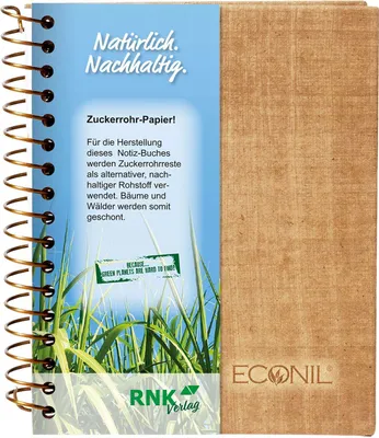 Produktbild von RNK Verlag 46776 Notizbuch Econil - A6, liniert, 80 Blatt