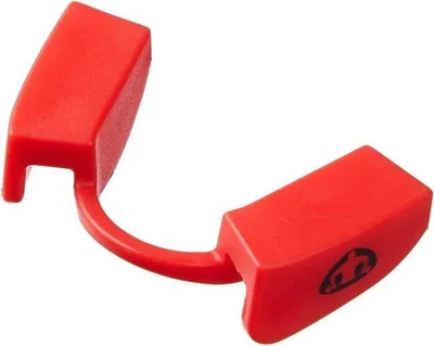 Productafbeelding van Famanu sportmasker voor powerlifting en krachttraining - 1 stuk, rood