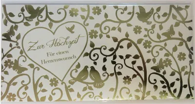 Produktbild von Coppenrath - Glückwunschkarte - Gutscheinumschlag zur Hochzeit