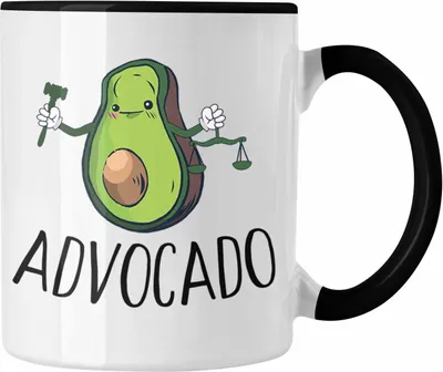 Produktbild von Trendation - Jurist Tasse Geschenk Anwalt Jura Student Examen Geschenkidee (Schwarz)