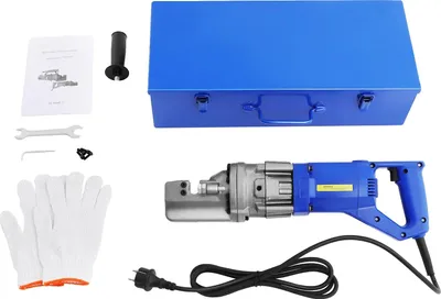Produktbild von Bewehrungsschneider, 900W Elektromotor, 2200U/min Schneidgeschwindigkeit, Blau