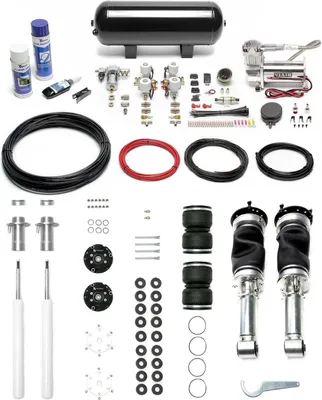 Image de TA Technix Kit de suspension pneumatique Viair noir pour BMW Série 3 E21 45mm