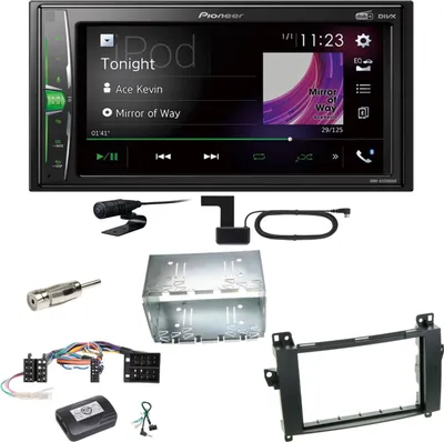 Produktbild von Pioneer DMH-A3300DAB Bluetooth USB DAB+ Einbauset für Mercedes Vito Viano W639