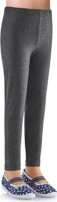 Produktbild von Ladeheid Mädchen Leggings aus Baumwolle LAMA03 (Graphite9, 116-122)
