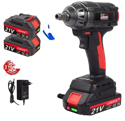 Obrázek produktu pro Akumulátorová rázová vrtačka/šroubovák, maximální točivý moment 1000 Nm, kapacita baterie 21 V, bezkartáčový motor, plynulá regulace otáček, technologie zpětného zastavení