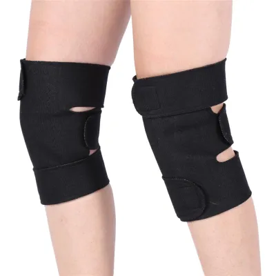 Produktbild von 1 Paar Knieschutzgürtel, verstellbare, elastische Knieorthese mit Klettverschluss für Sport, Lauftraining