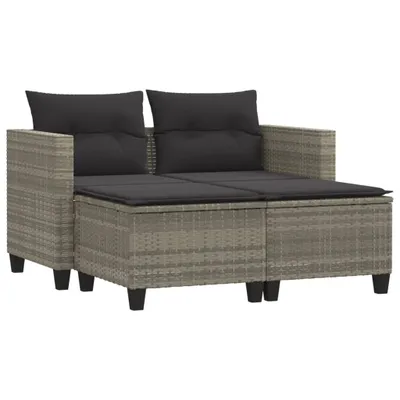 Zdjęcie produktu dla VidaXL 365796, 2 siedz., Ciemny Szary, 110 kg, 1220 mm, 650 mm, 620 mm