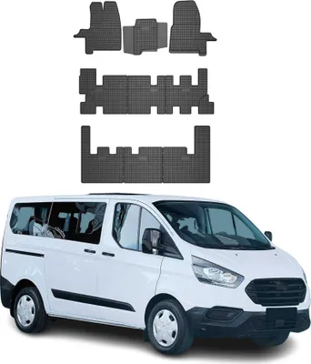 Produktbild von OMAC  Fußmatten Automatten für Ford Transit Custom 2012-2021 Gummimatte Auto 3D 9 tlg