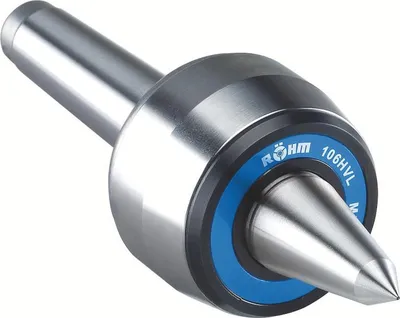Produktbild von Röhm Mitlaufende Zentrierspitzen - Spitzenwinkel 60°, Aufnahme MK 6 - 058673