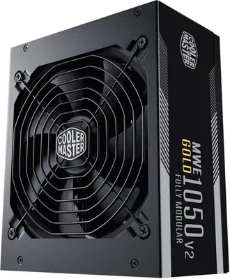 Produktbild von MWE 1050 V2 Black (schwarz, 1x 12-Pin High Power GPU, 3x PCIe, Kabelmanagement, 1050 Watt)