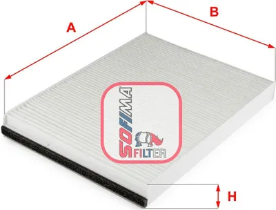 Produktbild von SOFIMA S 3324 C Innenraumfilter Pollenfilter für AUDI A4 B9 Avant (8W5, 8WD)