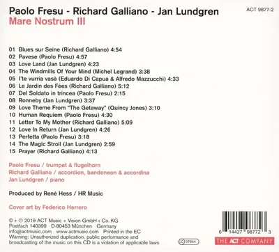 Produktbild von Mare Nostrum III CD