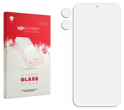 Produktbild von upscreen Schutzglas für Xiaomi Redmi 17 (Display+Kamera) Schutzfolie Panzer Folie Glas Display Schutz klar