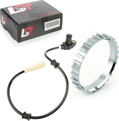 Produktbild von ABS-Sensor und ABS-Ring Set Vorderachse 29 Zähne für OPEL CALIBRA CORSA B TIGRA