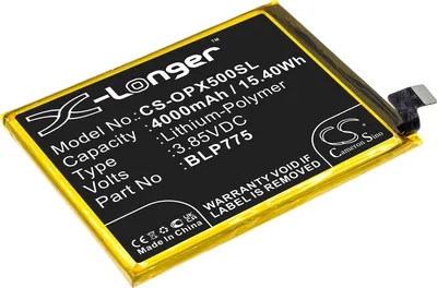 Produktbild von TECHTEK Akku Kompatibel mit [Oppo] Realme X50 5G, RMX2021, RMX2025 Ersetzt BLP775