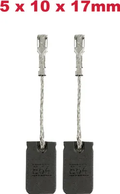 Produktbild von 2x Kohlebürsten Motorkohlen 5x10x17mm für Bosch GWS 14-125 C 0 601 384 638 0 601 384 641 0 601 384 642 0 601 384 648 0 601 384 650 0 601 384 703