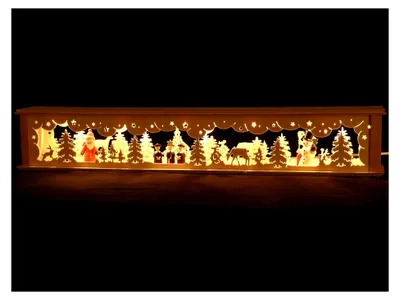 Produktbild von Schwibbogen 2-26 Schwibbogenerhöhung für Lichterbogen Made Erzgebirge Seiffen Maße: 72x10x11cm (BxTxH) …, 1