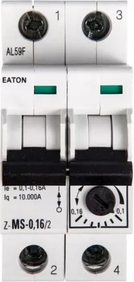 Produktbild von Motorschutzschalter 2P 0,1-0,16A Z-MS-0.16/2 248389