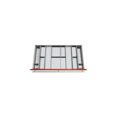 Produktbild von Blum Orga-Besteckeinsatz Facheinteilungs-Set KB 1000-1099mm, NL 550mm, grau