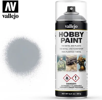 Image de Apprêt pour chars Vallejo 28021 Silver 400ml peinture aérographe