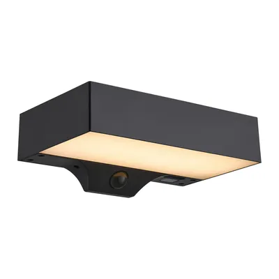 Produktbild von Monay Square Solar | Wandleuchte | Schwarz