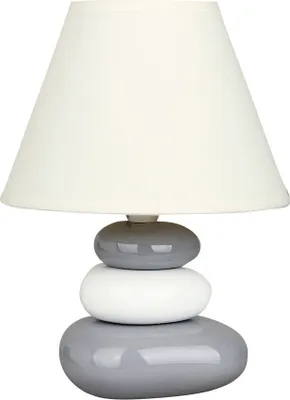 Produktbild von Rabalux 4948 Tischleuchte Salem, E14, Keramik, weiß, rund, Standard, ø180mm