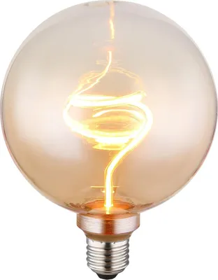 Immagine prodotto di Lampadina LED Globo E27 / 4 W 140 lm 1800 K ambra/trasparente