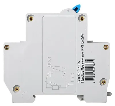 Productafbeelding van Stroomschakelaar 1P + N, 6-32A, 30mA, 240V, 4,5kA
