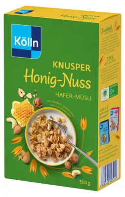 Produktbild von Kölln Müsli Knusper Honig-Nuss, 500g