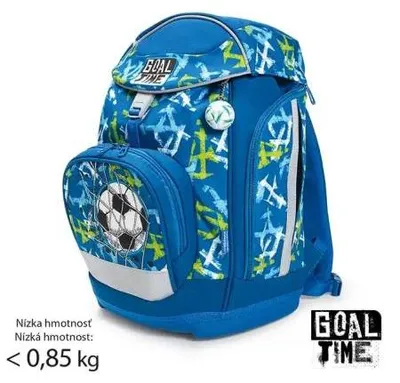 Obrázek produktu pro Školní batoh GOAL TIME modrý