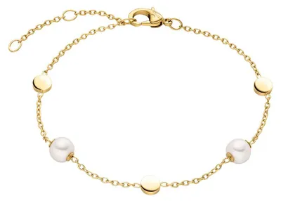 Image de Boccia Bracelet de perles 03060-02 plaqué or, perles de culture d'eau douce