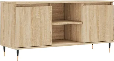 Produktbild von vidaXL TV-Schrank Sonoma-Eiche 104x35x50 cm Holzwerkstoff