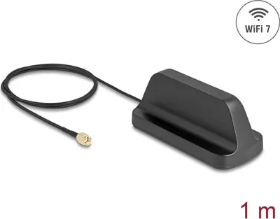 Zdjęcie produktu dla Delock WiFi 7 Antenne RP-SMA Stecker 2.5 - 3.6 dBi omnidirek (81453)