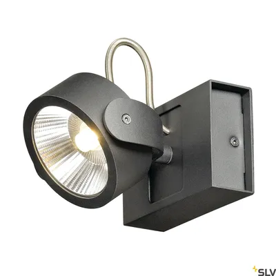 Immagine prodotto di KALU LED 1 lampada da parete e da soffitto, nero, 3000K, 60°