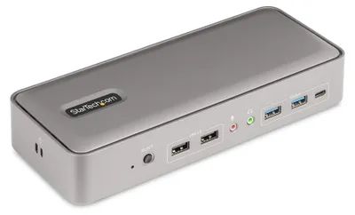 Produktbild von StarTech.com Dual-Laptop USB-C KVM Docking Station