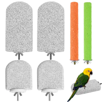 Productafbeelding van Zitstokken voor Grasparkieten 6 Stuks Vogelkooiaccessoires