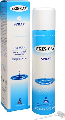 Produktbild von Skin-Cap Spray 200 ml ohne Kortikosteroide gegen Juckreiz und Schuppen für die Kopfhaut