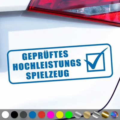 Produktbild von PantherPixel es Hochleistungsspielzeug Aufkleber Tuning Sticker Auto Geschenkidee Farbe Blau