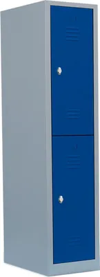 Produktbild von Spind Garderobenschrank Stahlschrank Doppelspind doppelstöckig 523211