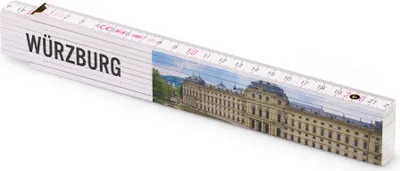 Produktbild von Metrie bedruckter Zollstock Geschenk | Würzburger Residenz